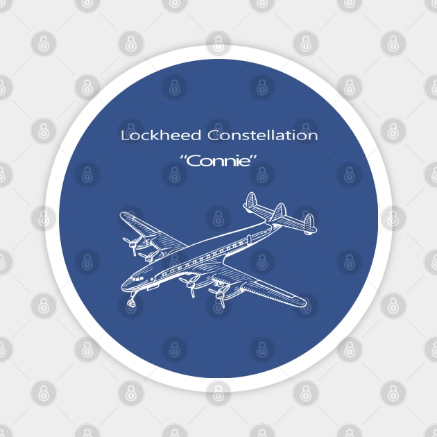 Lockheed Constellation "Connie" | Gift Magnet by ProPlaneSpotter